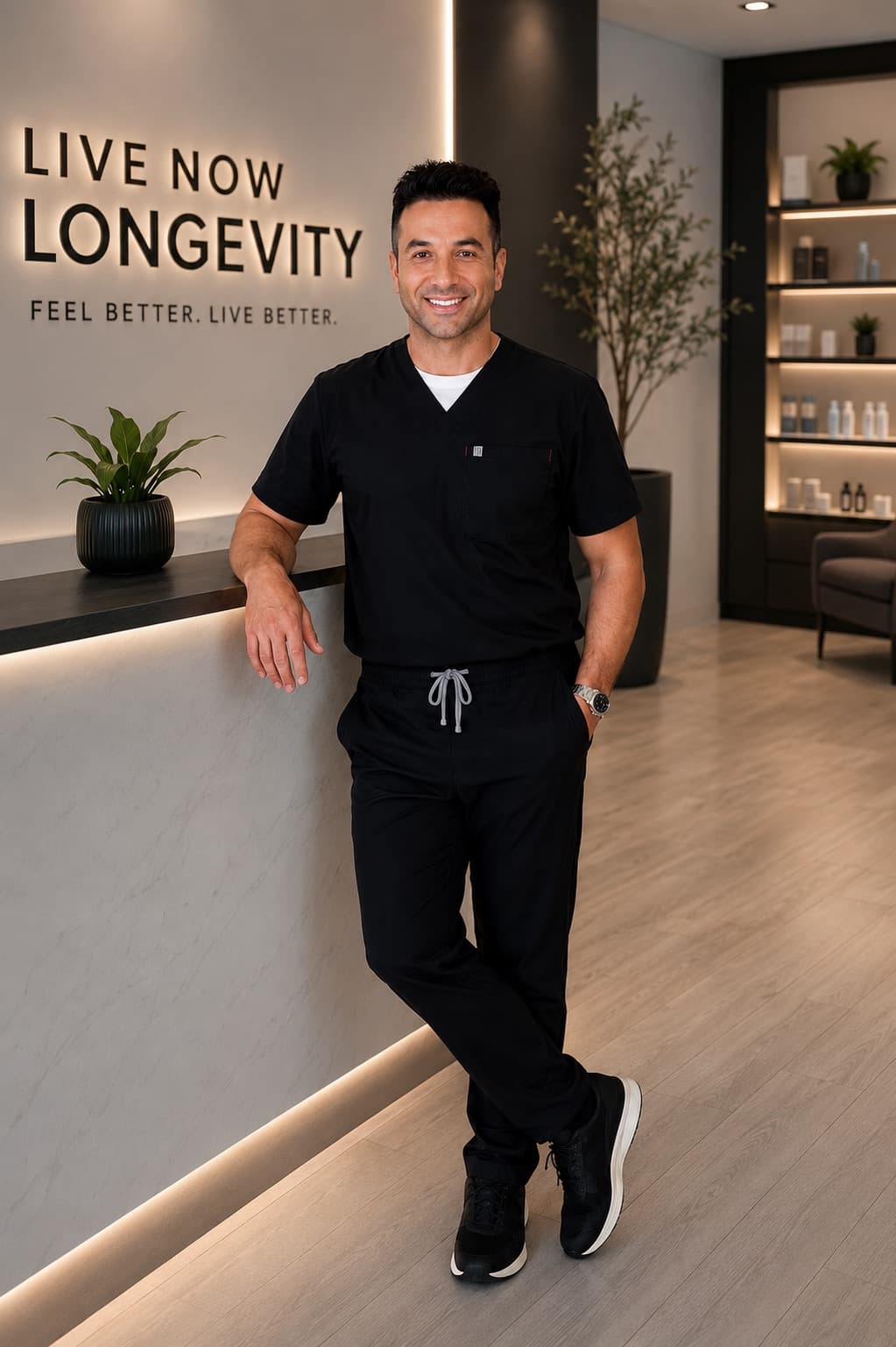 TB-500 therapy is physician-supervised by Dr. Charles Kamen, MD at LiveNow Longevity in Las Vegas